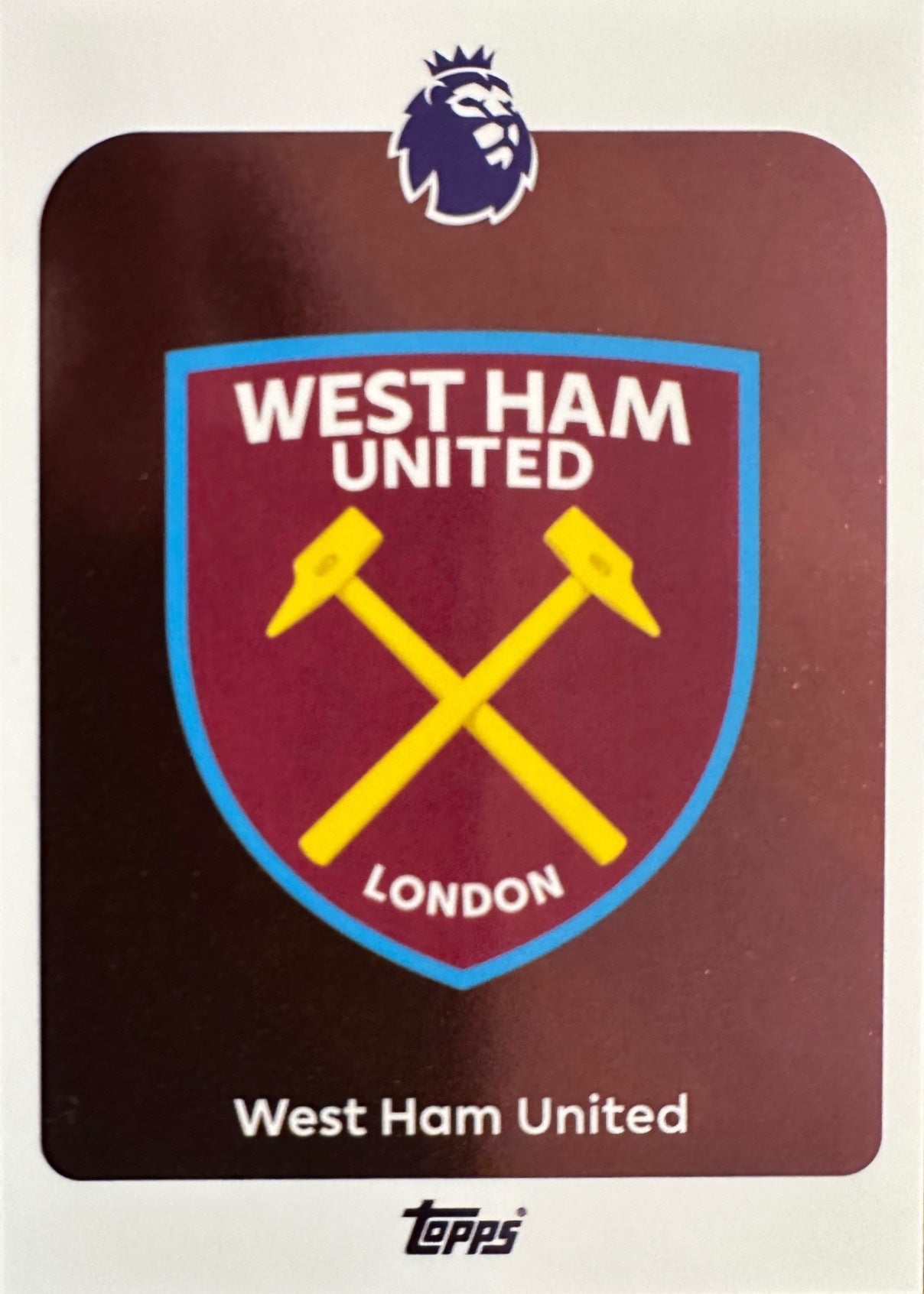 Topps Premier League 2025/26 2026 Scegli Card #201-300 Base Card Team Badge