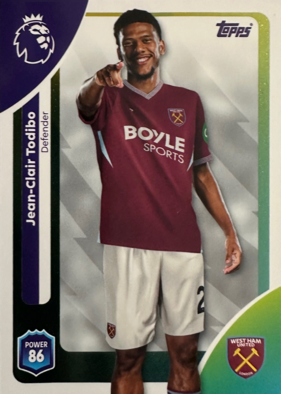 Topps Premier League 2025/26 2026 Scegli Card #201-300 Base Card Team Badge