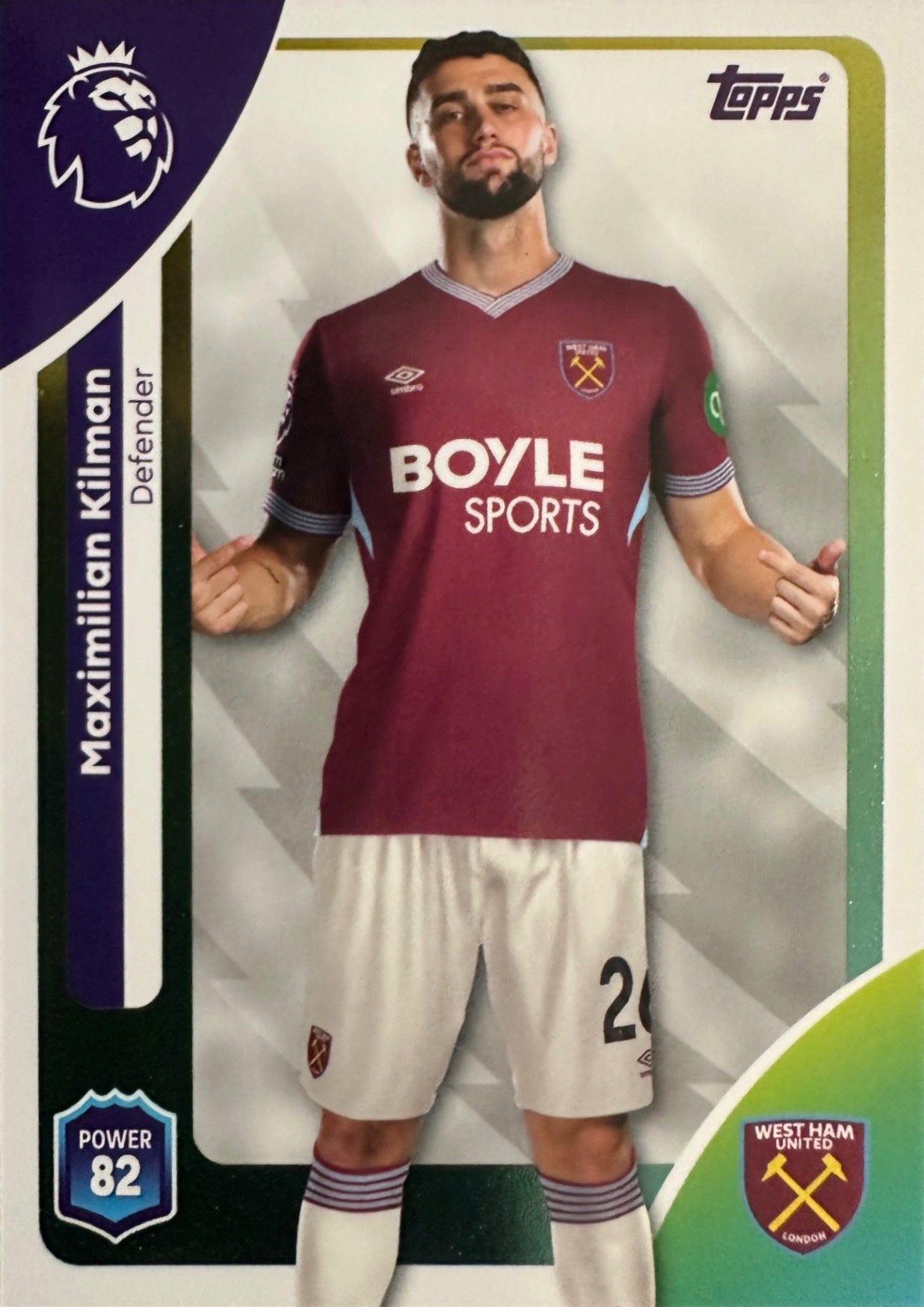 Topps Premier League 2025/26 2026 Scegli Card #201-300 Base Card Team Badge
