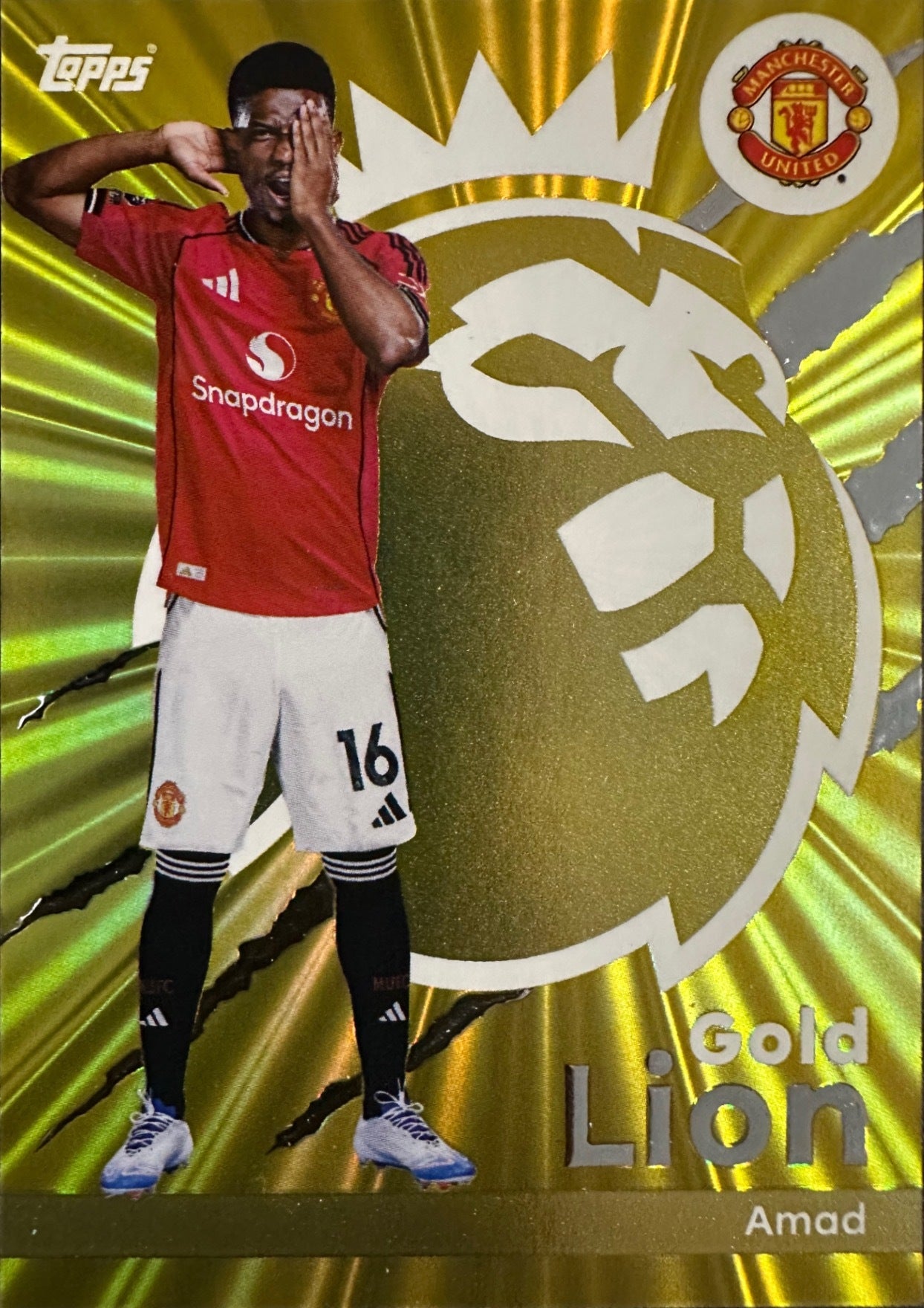 Topps Premier League 2025/26 2026 Scegli Card CK GL LE PP Chrome Gold Limited Pull