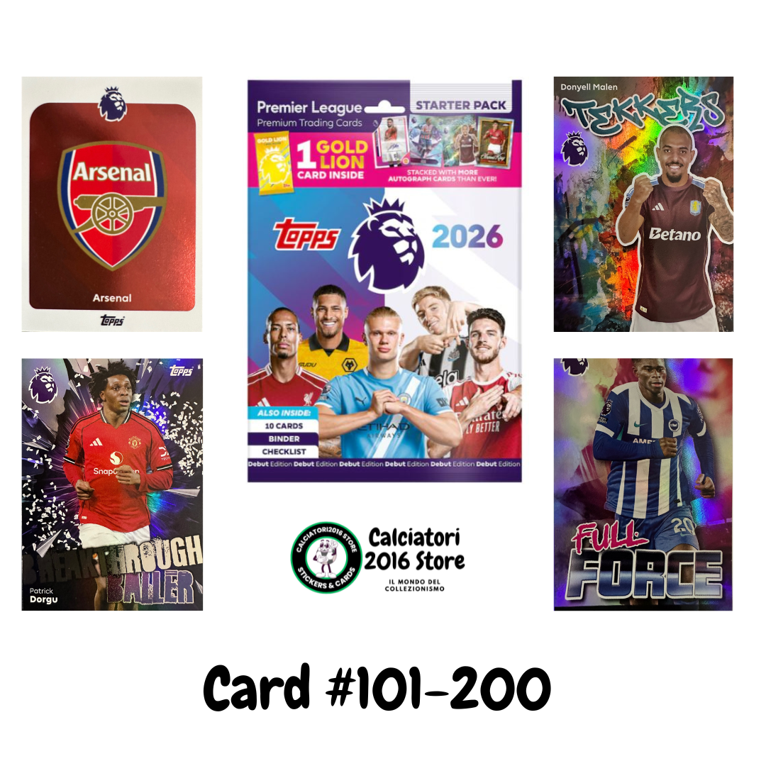 Topps Premier League 2025/26 2026 Scegli Card #101-200 Base Card Team Badge