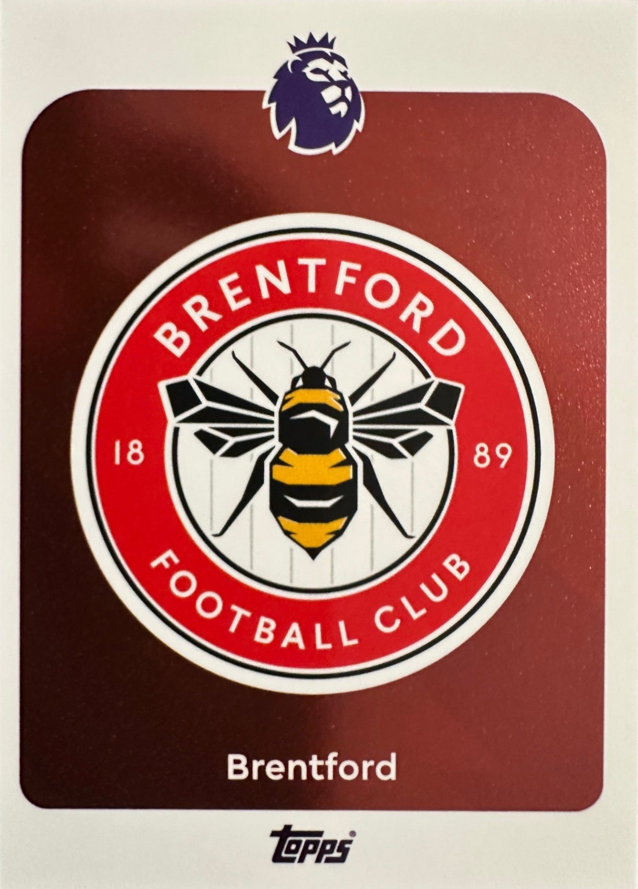 Topps Premier League 2025/26 2026 Scegli Card #1-100 Base Card Team Badge