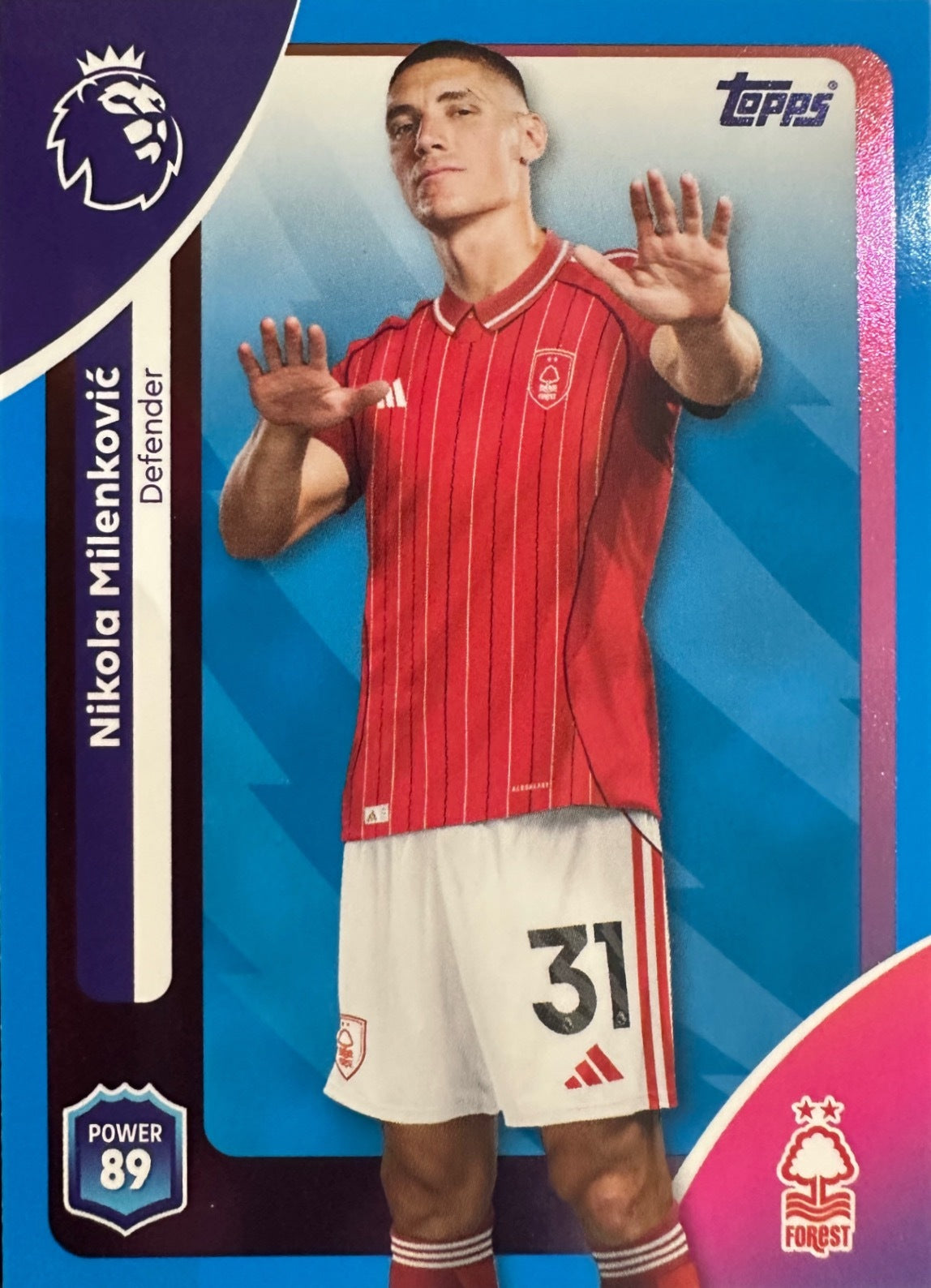 Topps Premier League 2025/26 2026 Scegli Card #226-360 Blue Parallel