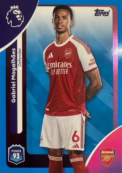 Topps Premier League 2025/26 2026 Elija la tarjeta n.° 1-225 Azul Paralelo
