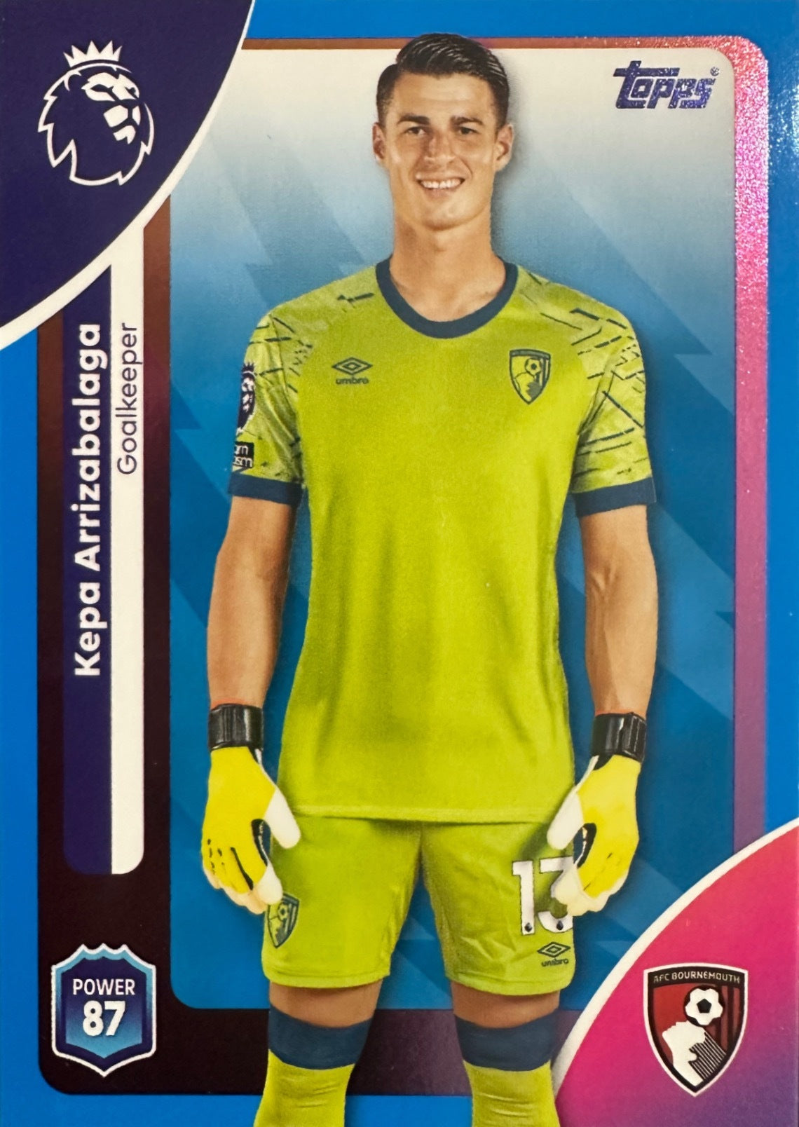 Topps Premier League 2025/26 2026 Scegli Card #1-225 Blue Parallel
