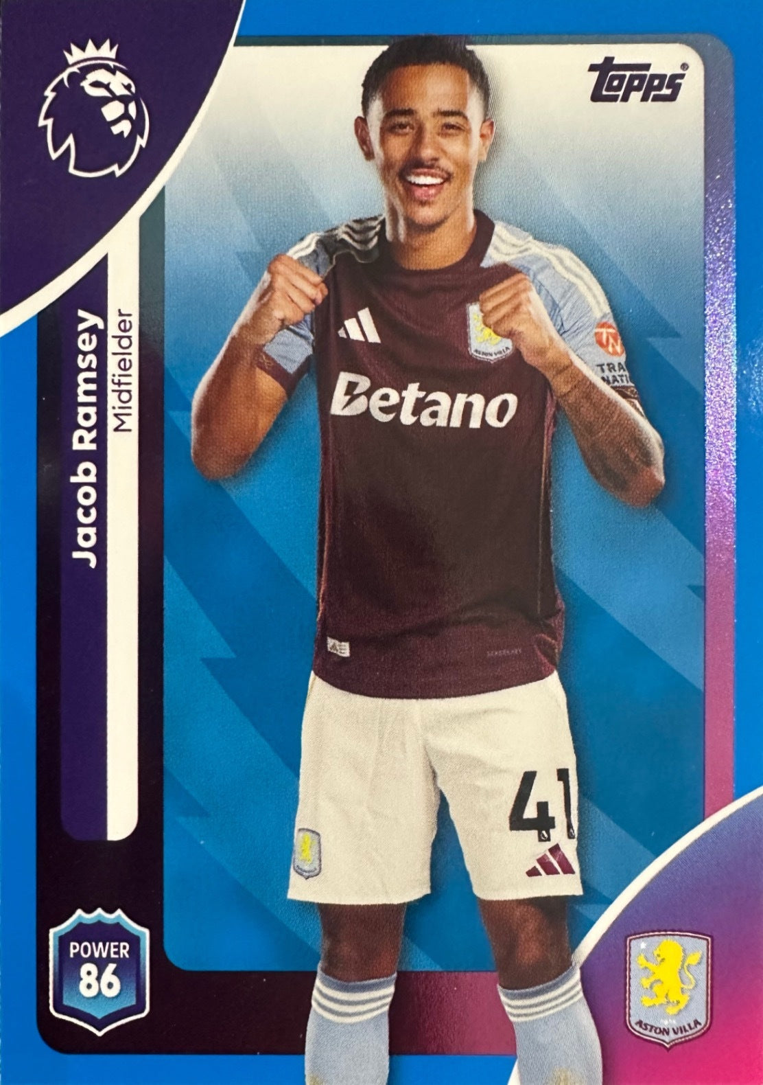 Topps Premier League 2025/26 2026 Scegli Card #1-225 Blue Parallel