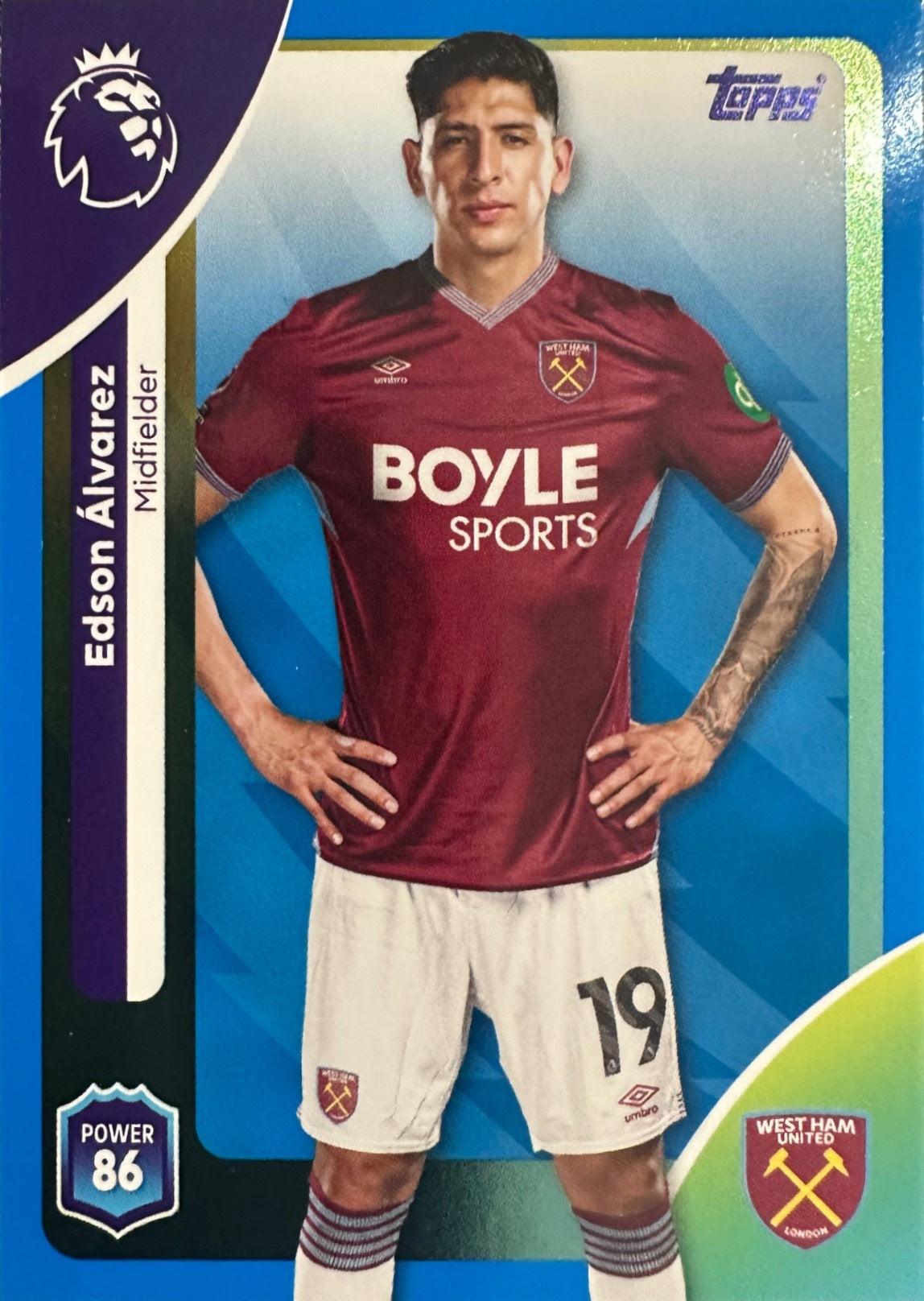Topps Premier League 2025/26 2026 Scegli Card #226-360 Blue Parallel