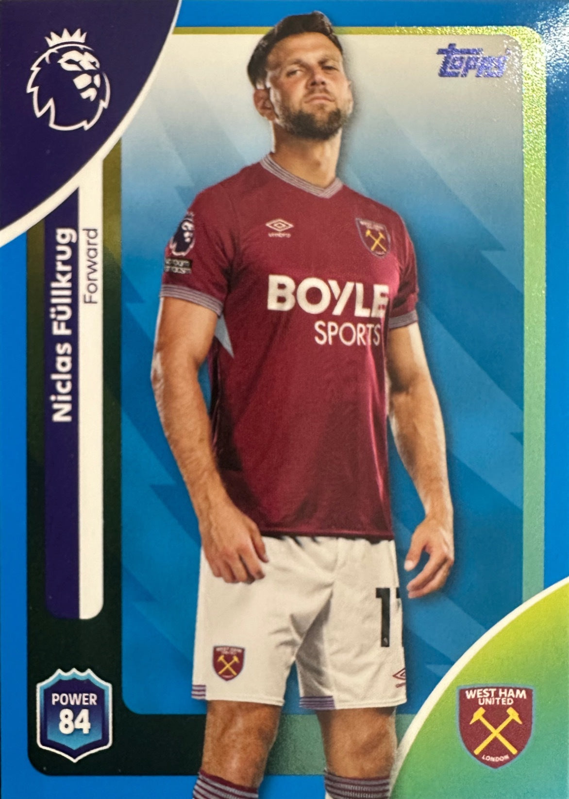 Topps Premier League 2025/26 2026 Scegli Card #226-360 Blue Parallel