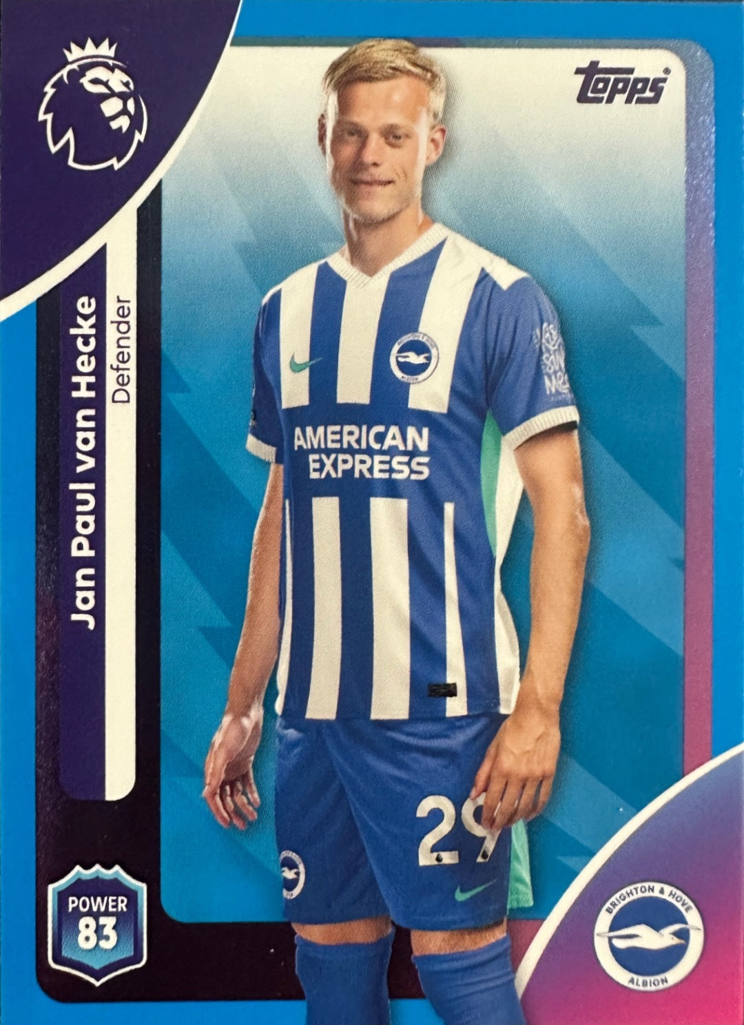 Topps Premier League 2025/26 2026 Scegli Card #1-225 Blue Parallel