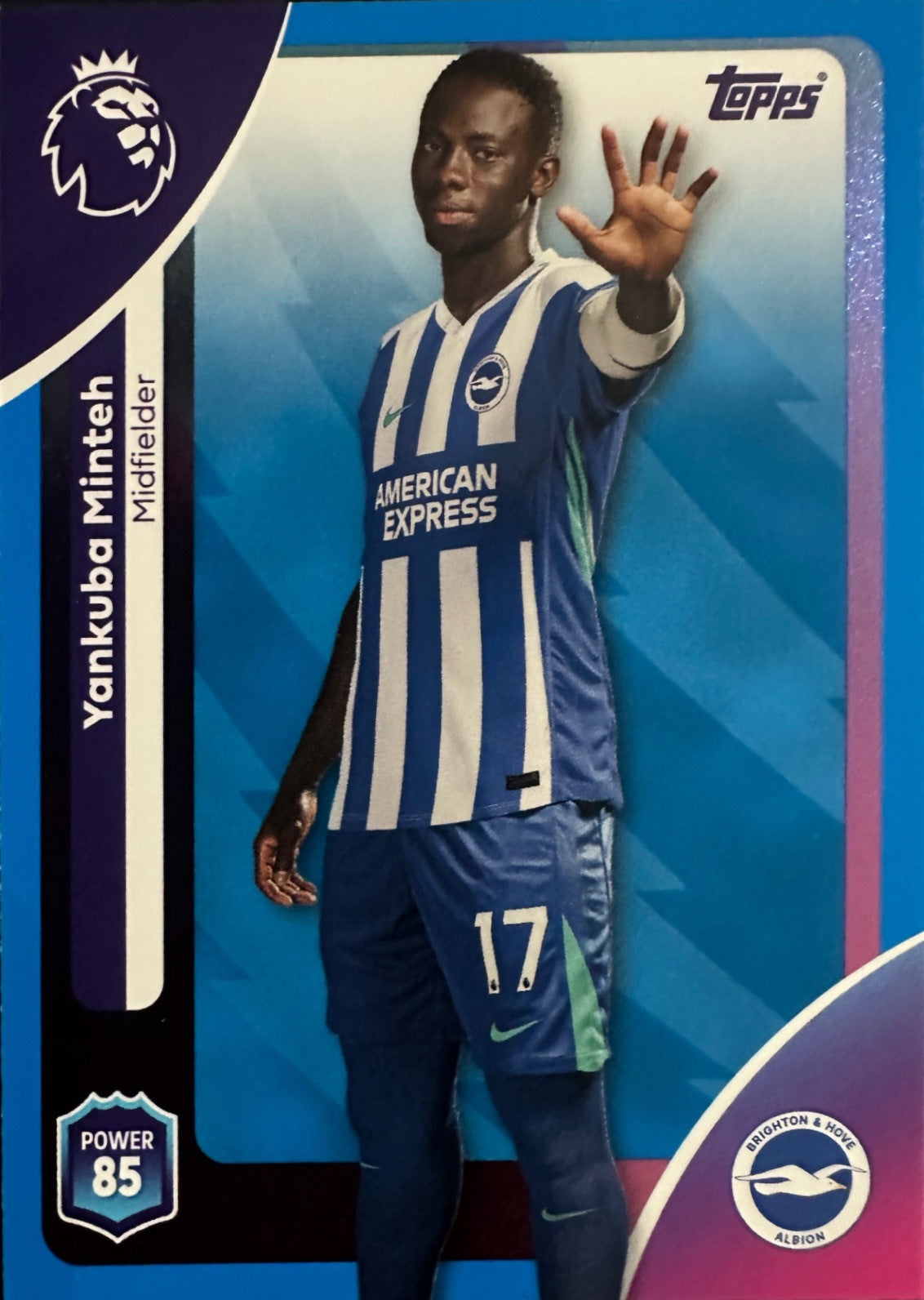Topps Premier League 2025/26 2026 Scegli Card #1-225 Blue Parallel