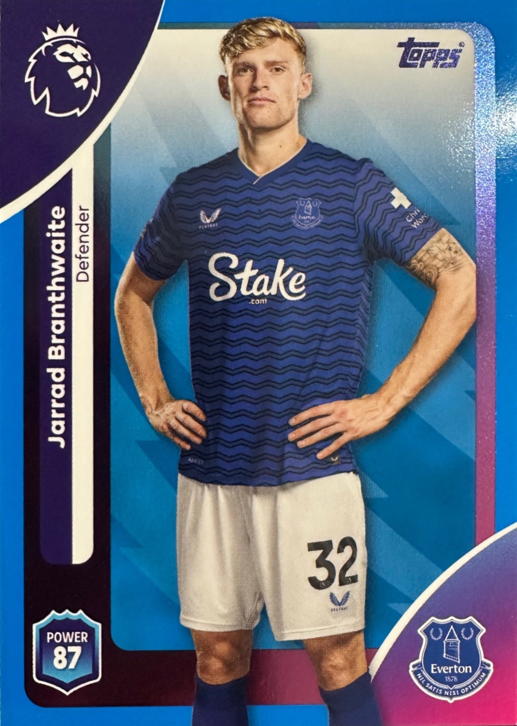 Topps Premier League 2025/26 2026 Scegli Card #1-225 Blue Parallel