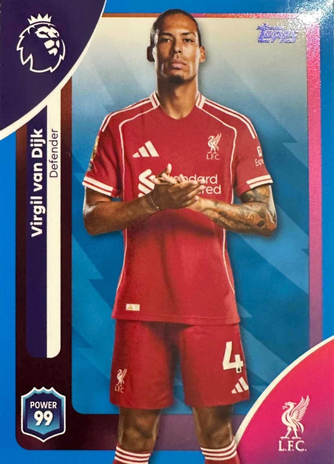 Topps Premier League 2025/26 2026 Scegli Card #1-225 Blue Parallel