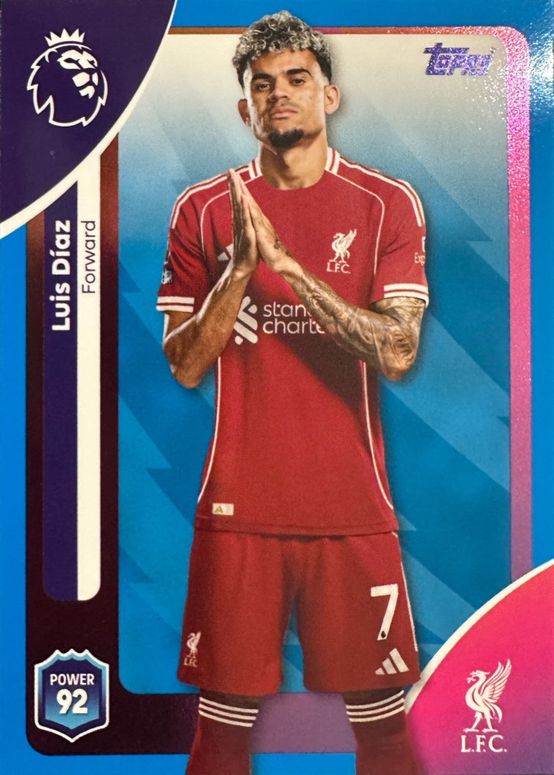 Topps Premier League 2025/26 2026 Scegli Card #1-225 Blue Parallel