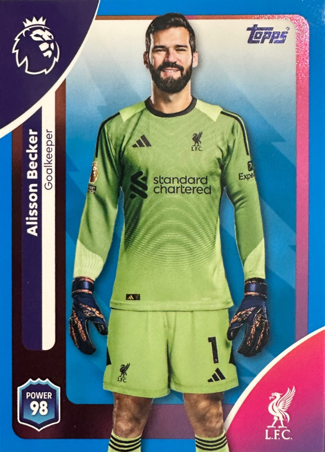 Topps Premier League 2025/26 2026 Scegli Card #1-225 Blue Parallel