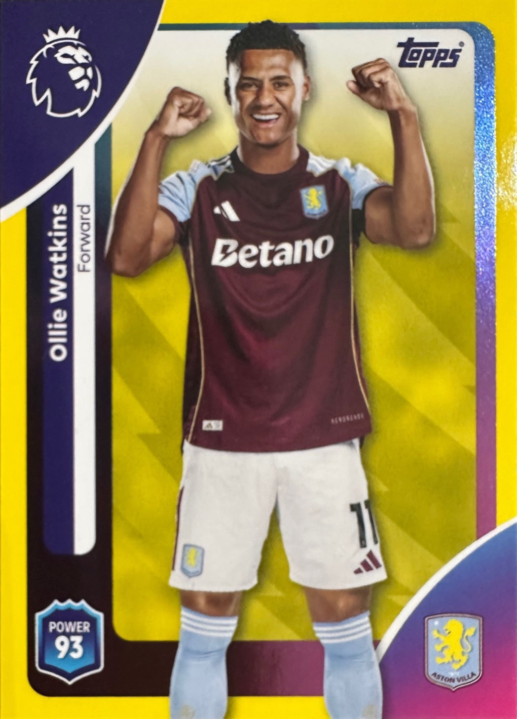 Topps Premier League 2025/26 2026 Scegli Card #1-360 Yellow Parallel