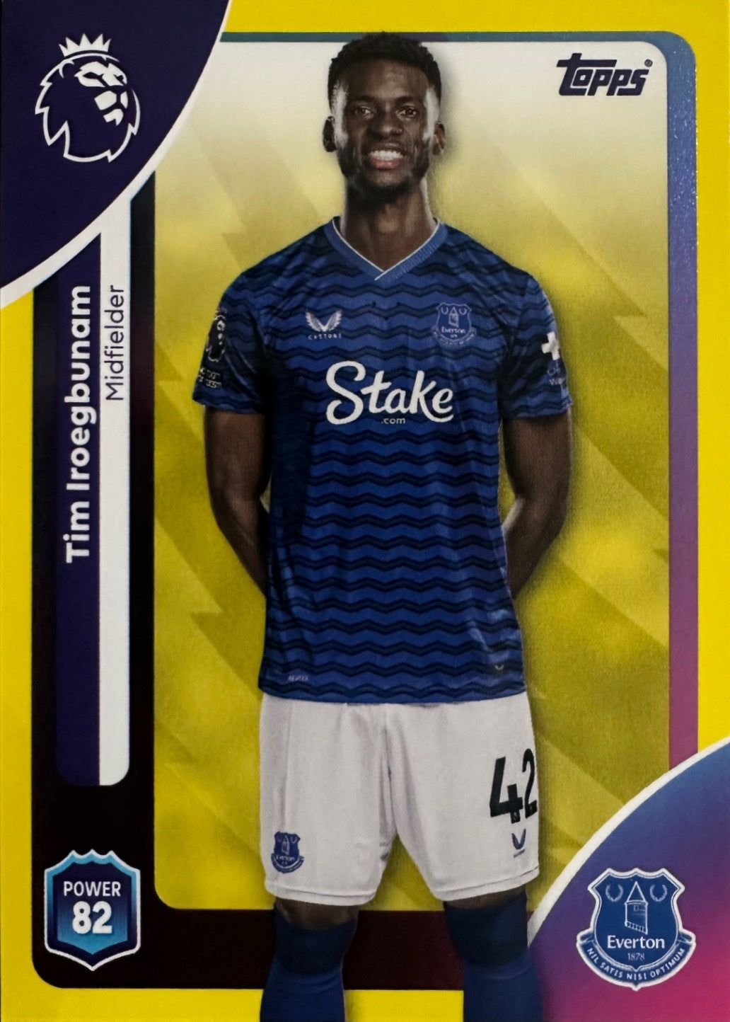 Topps Premier League 2025/26 2026 Scegli Card #1-360 Yellow Parallel