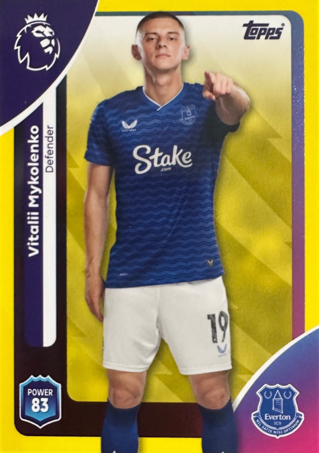 Topps Premier League 2025/26 2026 Scegli Card #1-360 Yellow Parallel