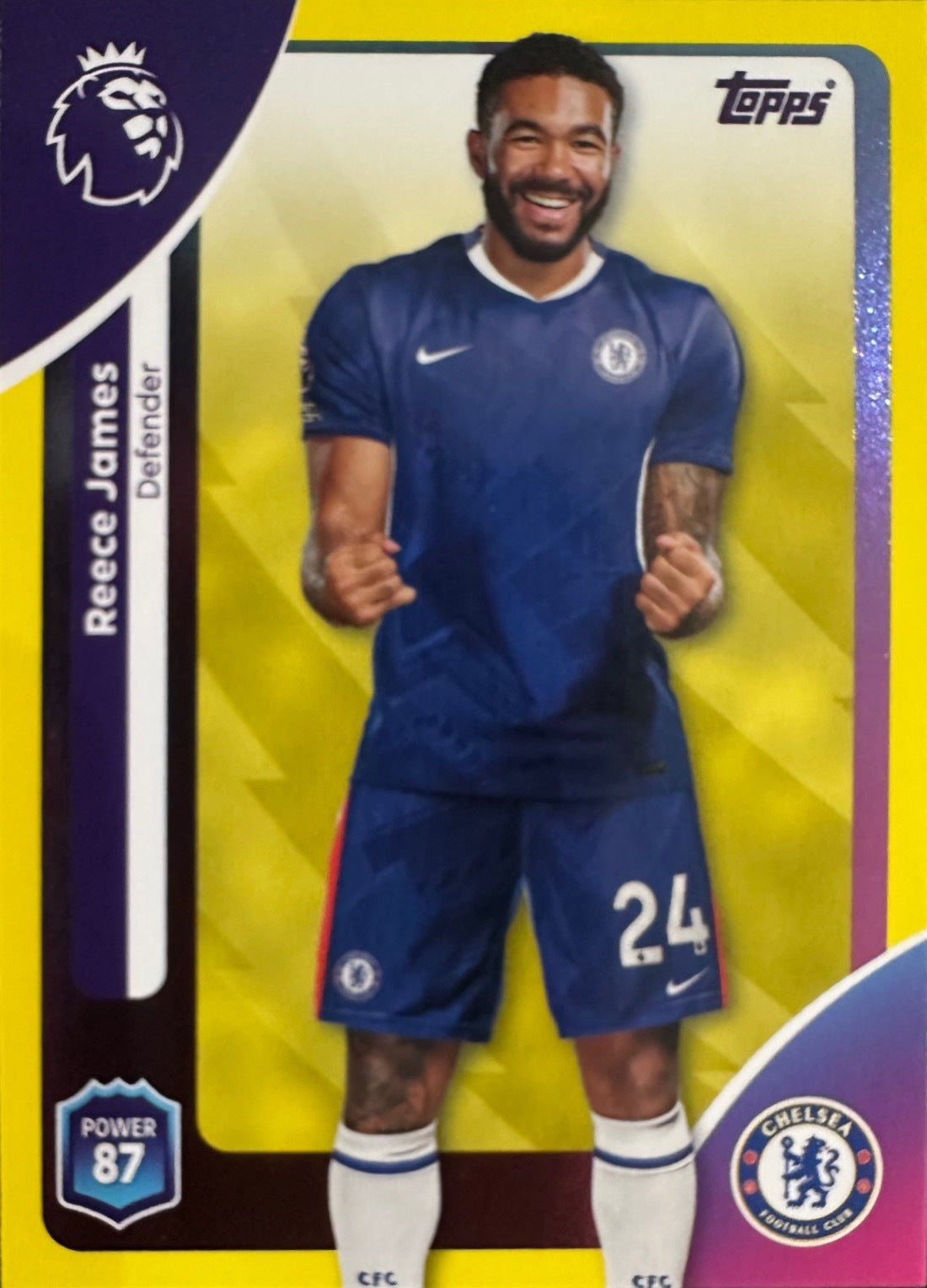 Topps Premier League 2025/26 2026 Scegli Card #1-360 Yellow Parallel