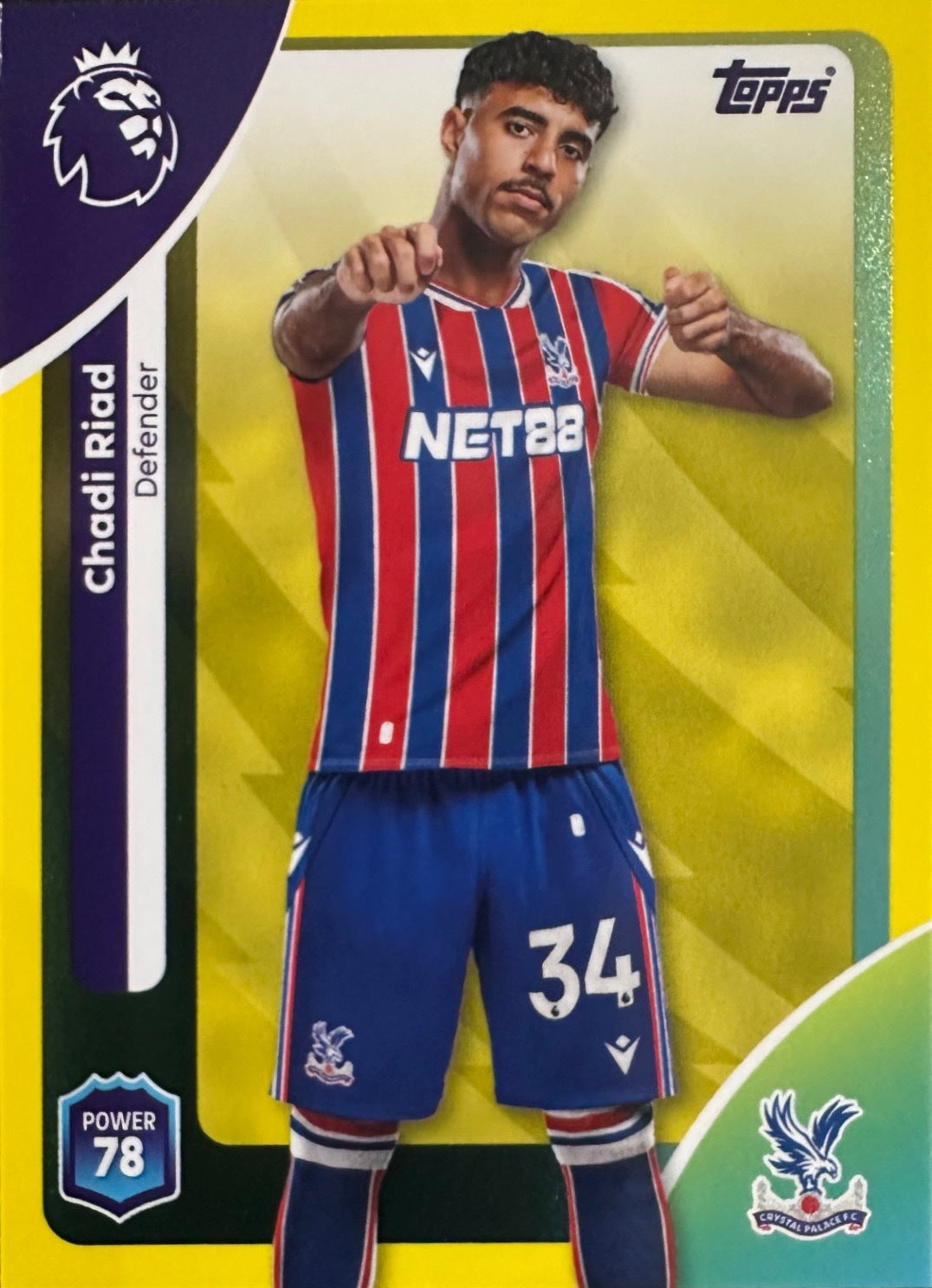 Topps Premier League 2025/26 2026 Scegli Card #1-360 Yellow Parallel