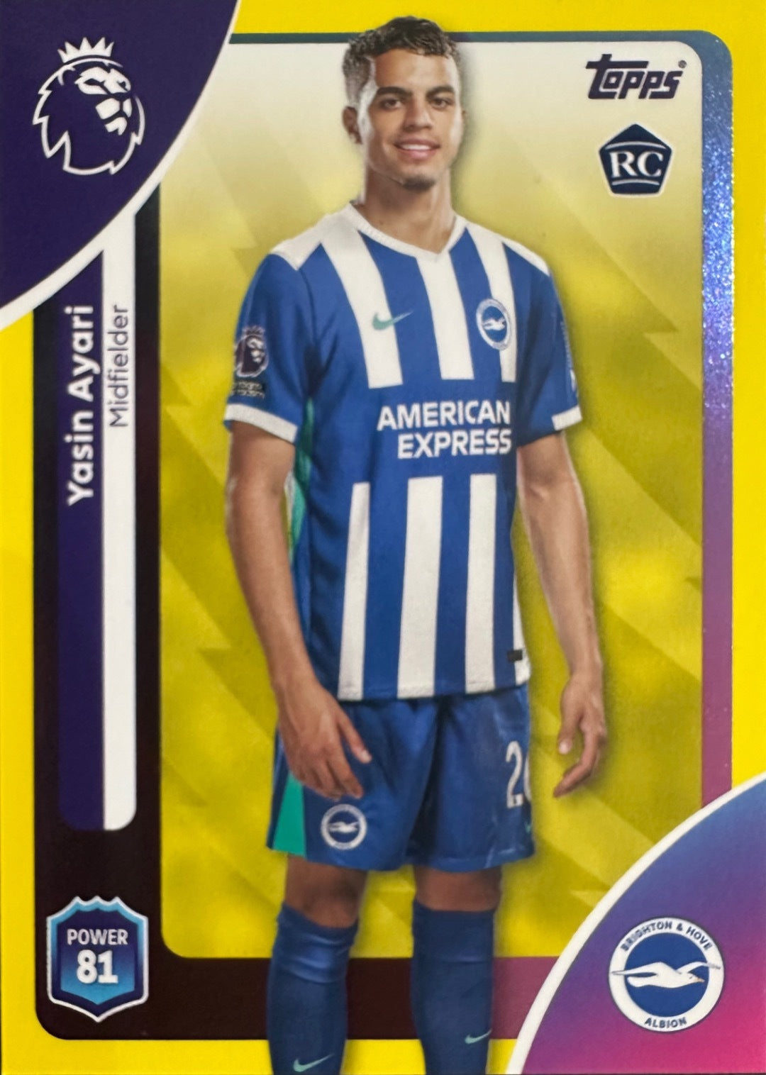 Topps Premier League 2025/26 2026 Scegli Card #1-360 Yellow Parallel