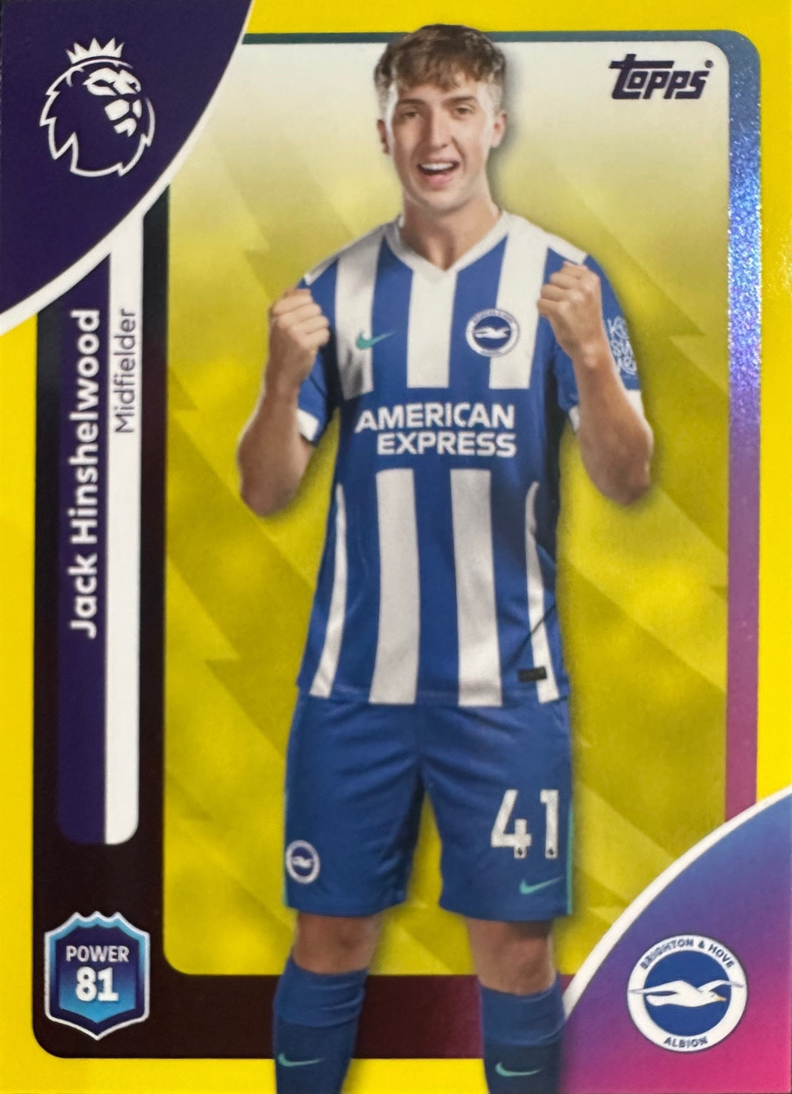 Topps Premier League 2025/26 2026 Scegli Card #1-360 Yellow Parallel