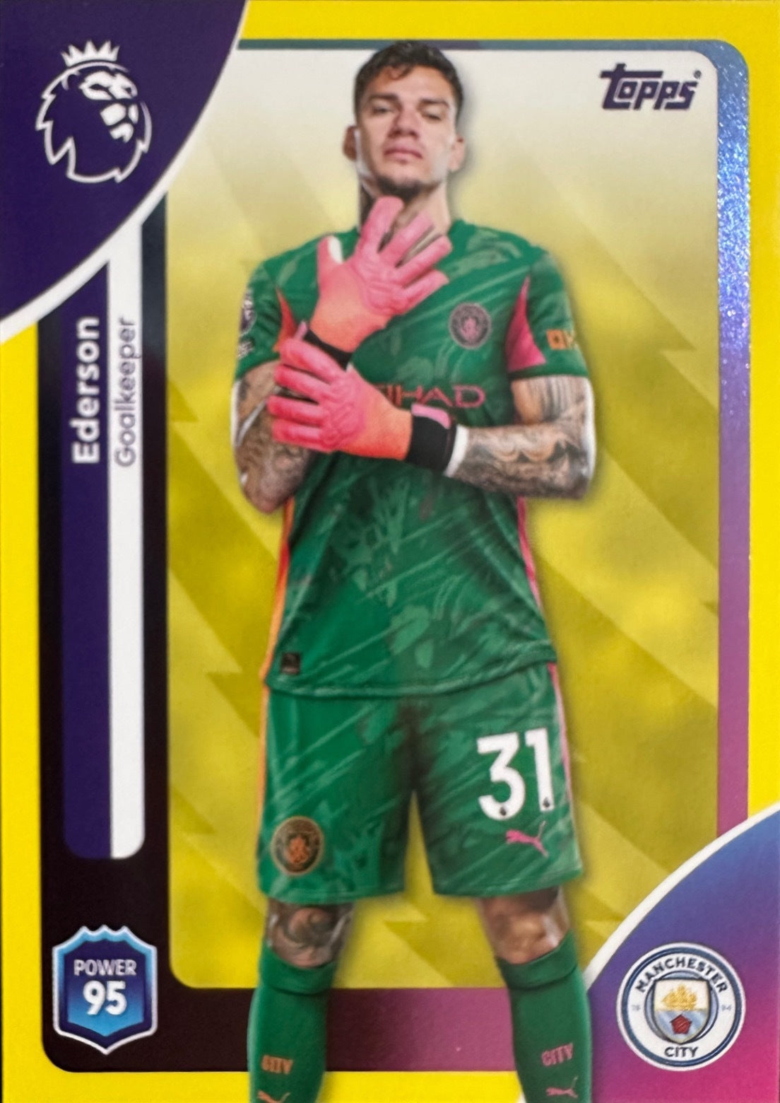 Topps Premier League 2025/26 2026 Scegli Card #1-360 Yellow Parallel