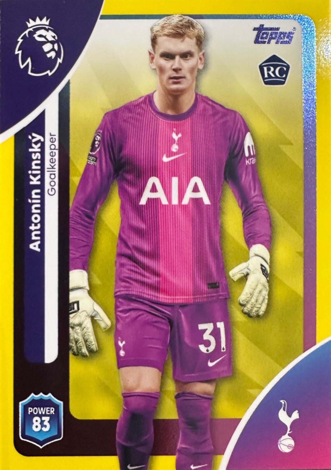 Topps Premier League 2025/26 2026 Scegli Card #1-360 Yellow Parallel