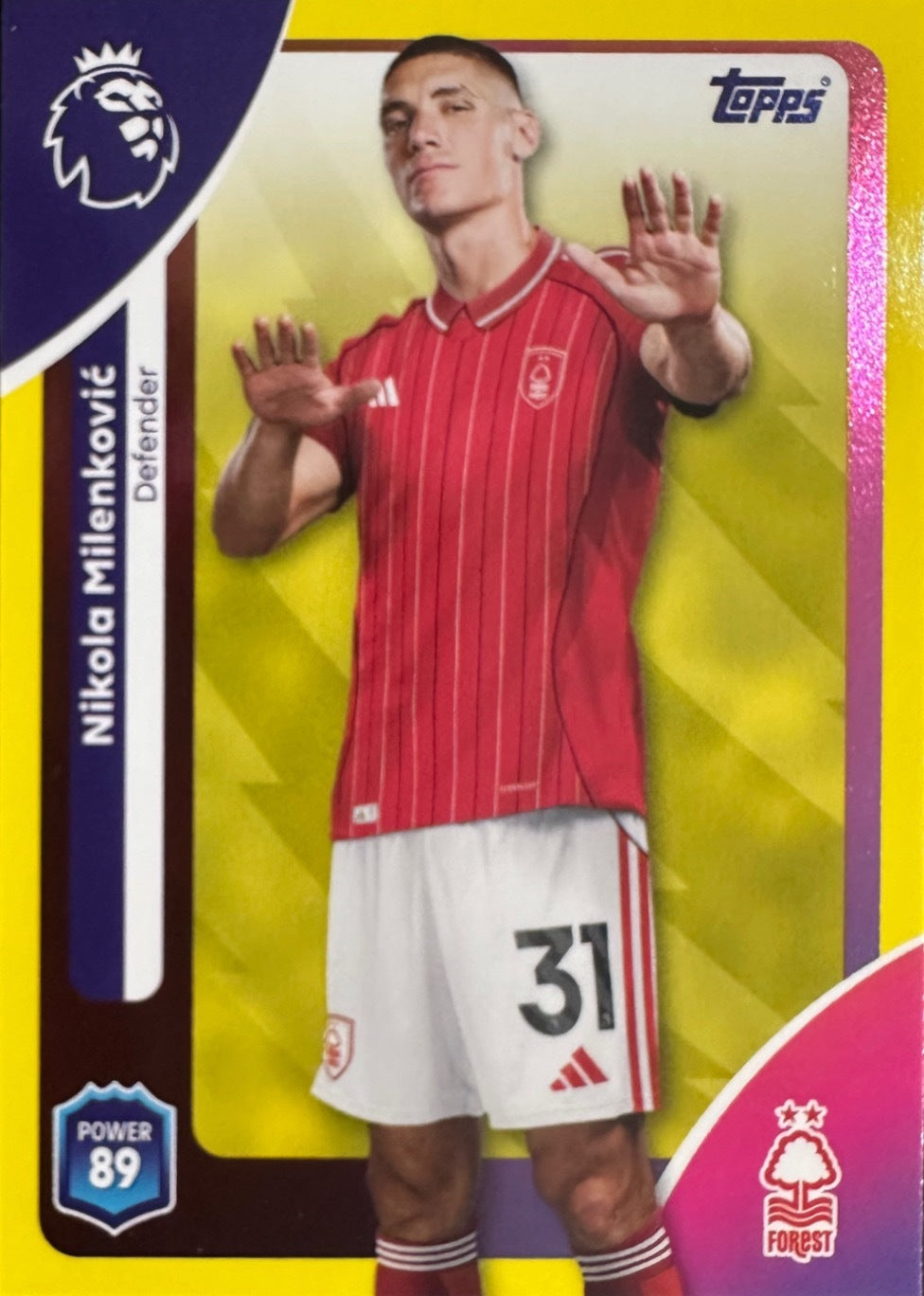 Topps Premier League 2025/26 2026 Scegli Card #1-360 Yellow Parallel