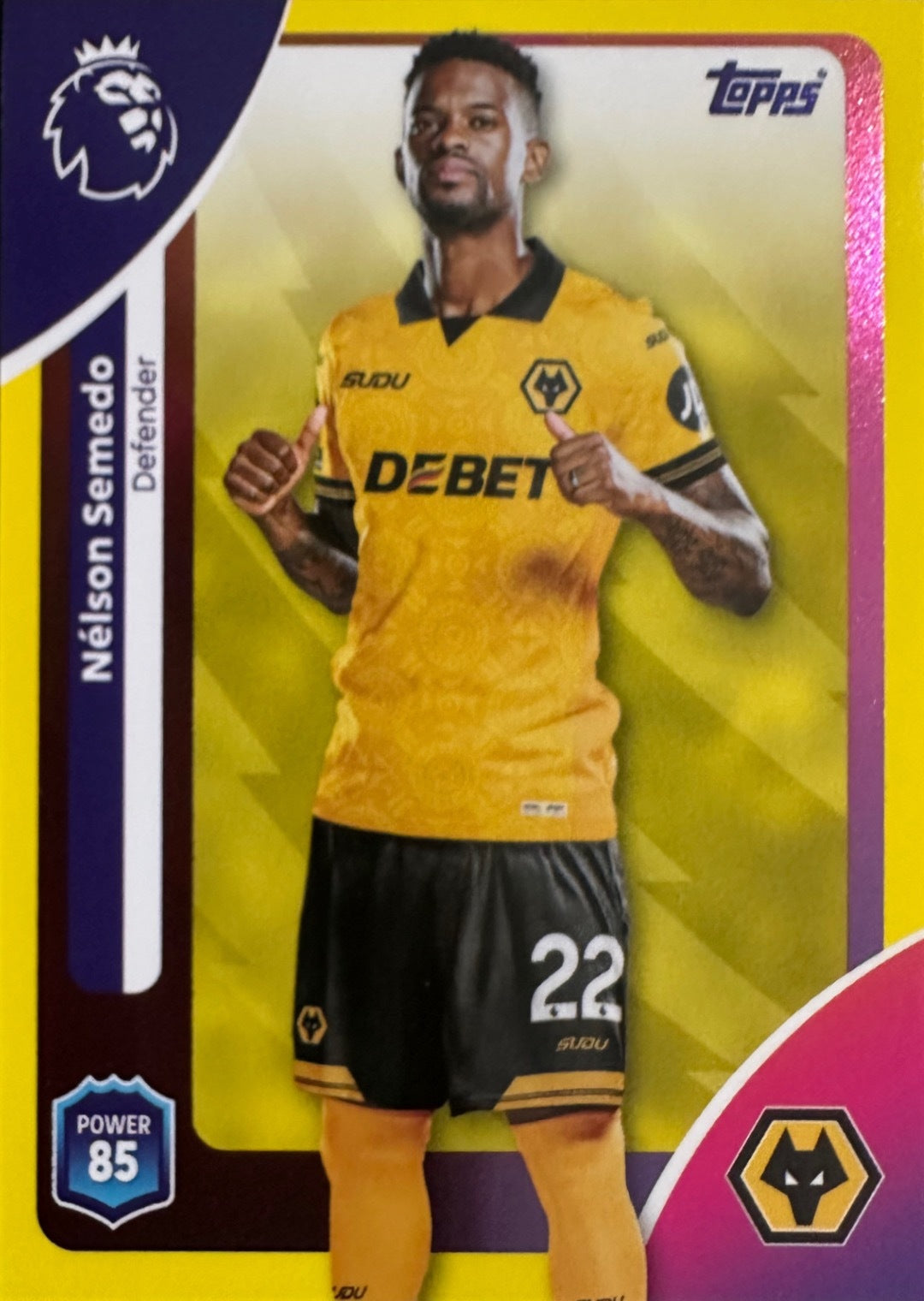 Topps Premier League 2025/26 2026 Scegli Card #1-360 Yellow Parallel