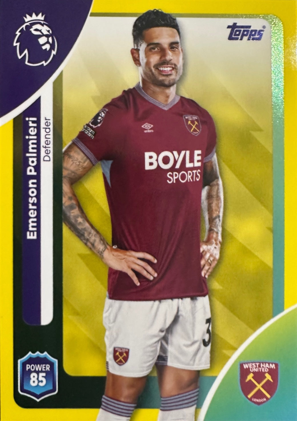Topps Premier League 2025/26 2026 Scegli Card #1-360 Yellow Parallel
