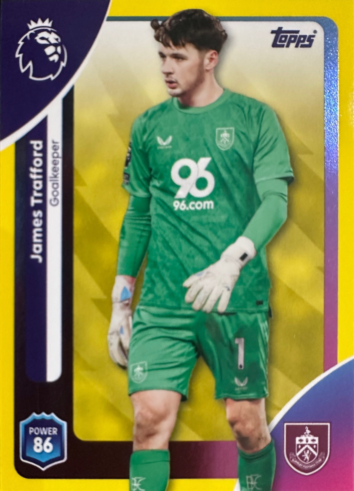 Topps Premier League 2025/26 2026 Scegli Card #1-360 Yellow Parallel