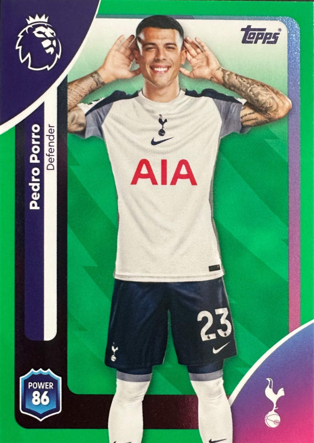 Topps Premier League 2025/26 2026 Scegli Card #1-360 Green Parallel