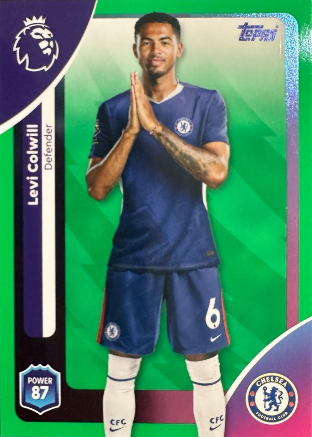 Topps Premier League 2025/26 2026 Scegli Card #1-360 Green Parallel