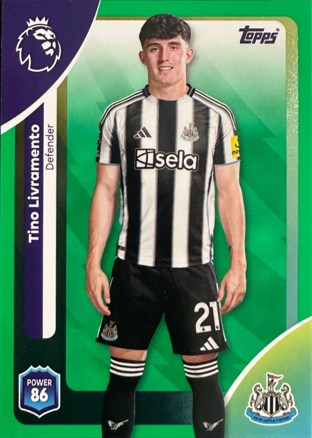 Topps Premier League 2025/26 2026 Scegli Card #1-360 Green Parallel