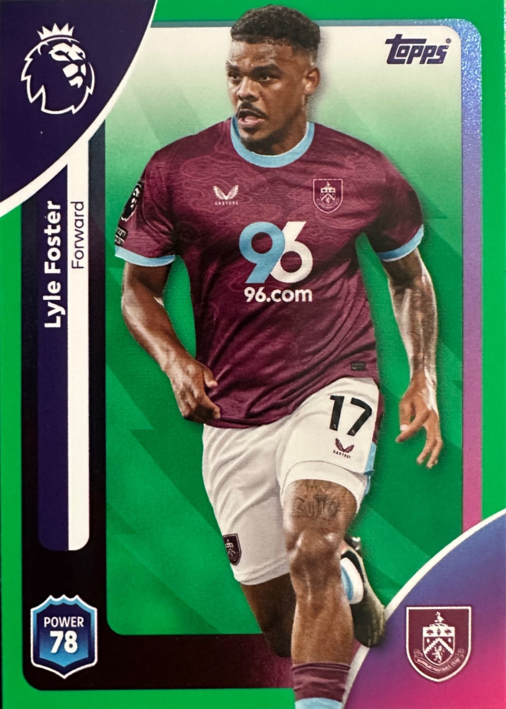Topps Premier League 2025/26 2026 Scegli Card #1-360 Green Parallel
