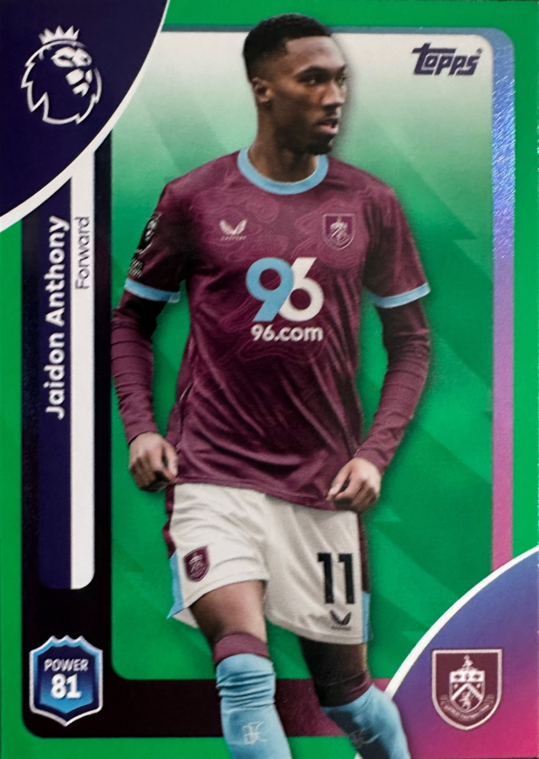 Topps Premier League 2025/26 2026 Scegli Card #1-360 Green Parallel