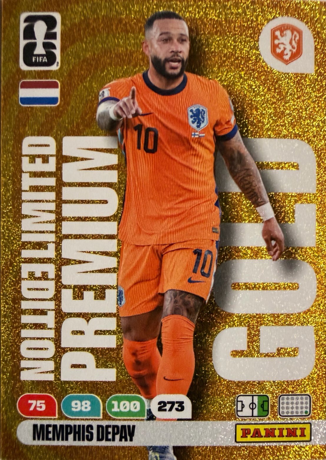 Adrenalyn Xl FIFA World Cup 2026 - Scegli Limited Edition Premium Gold XXL