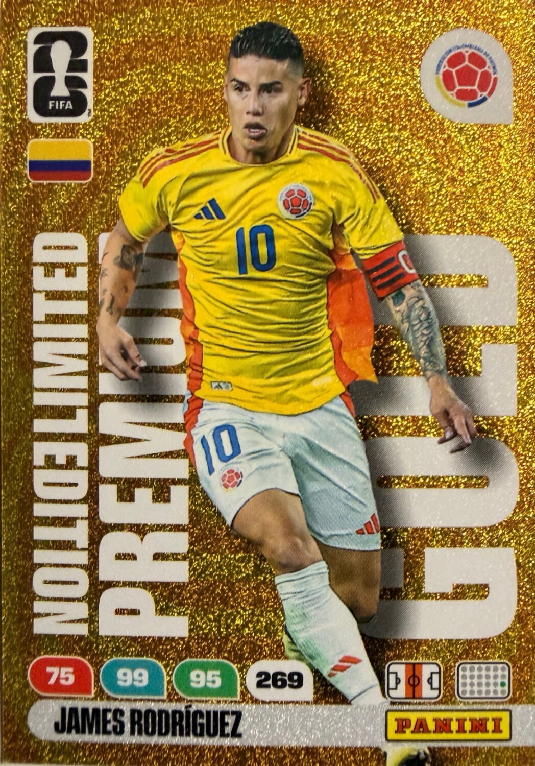 Adrenalyn Xl FIFA World Cup 2026 - Scegli Limited Edition Premium Gold XXL
