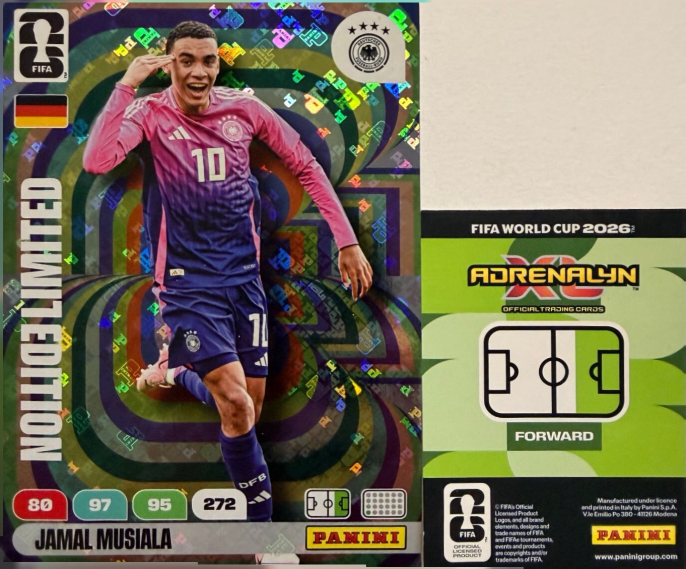 Adrenalyn Xl FIFA World Cup 2026 - Scegli Limited Edition Premium Gold XXL