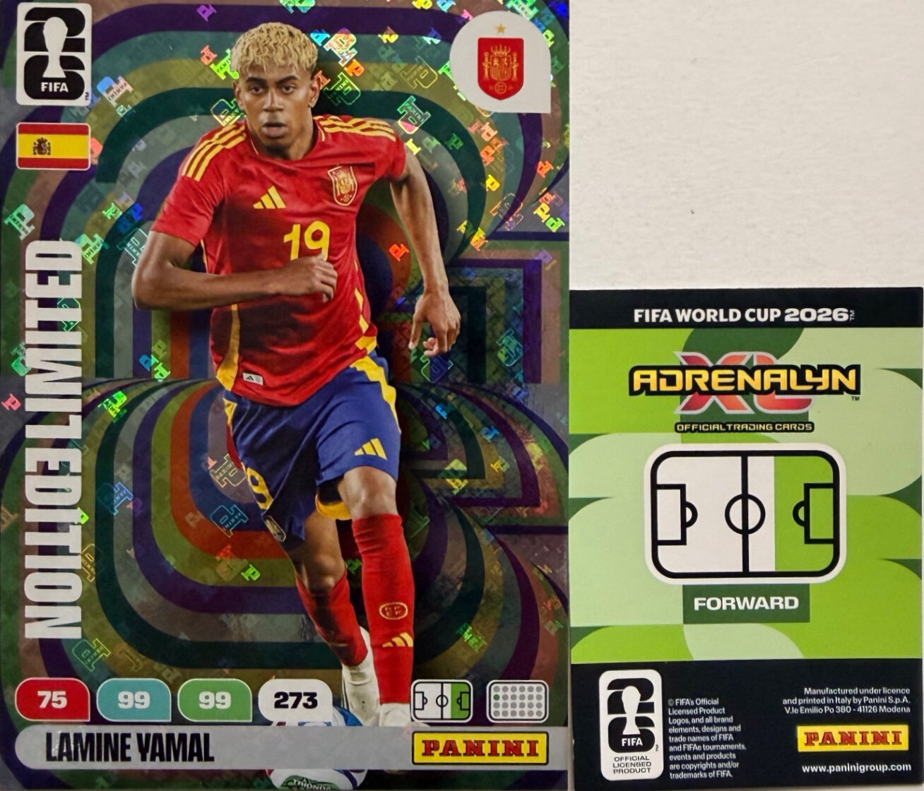 Adrenalyn Xl FIFA World Cup 2026 - Scegli Limited Edition Premium Gold XXL