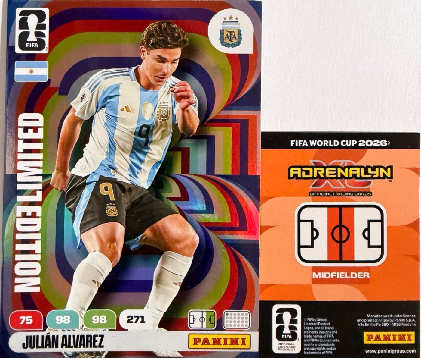 Adrenalyn Xl FIFA World Cup 2026 - Scegli Limited Edition Premium Gold XXL