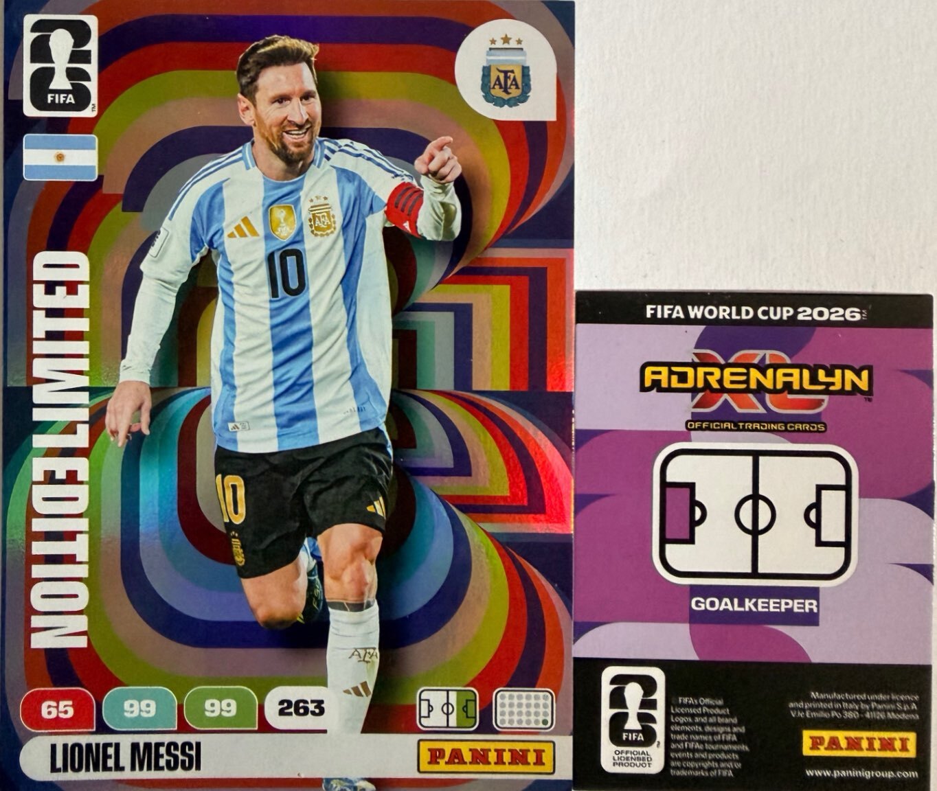 Adrenalyn Xl FIFA World Cup 2026 - Scegli Limited Edition Premium Gold XXL
