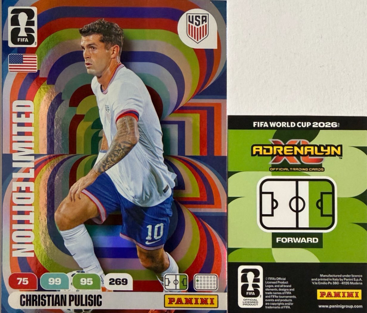 Adrenalyn Xl FIFA World Cup 2026 - Scegli Limited Edition Premium Gold XXL