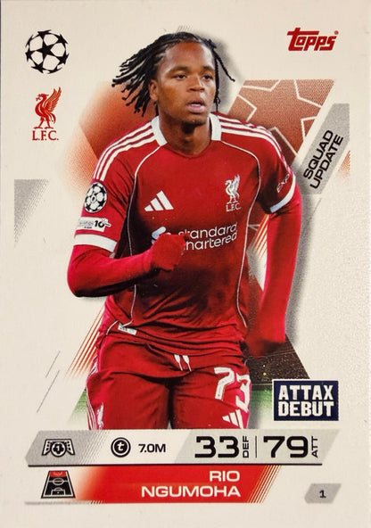 Match Attax Extra 2025/26 - Scegli Card da 1 a 171