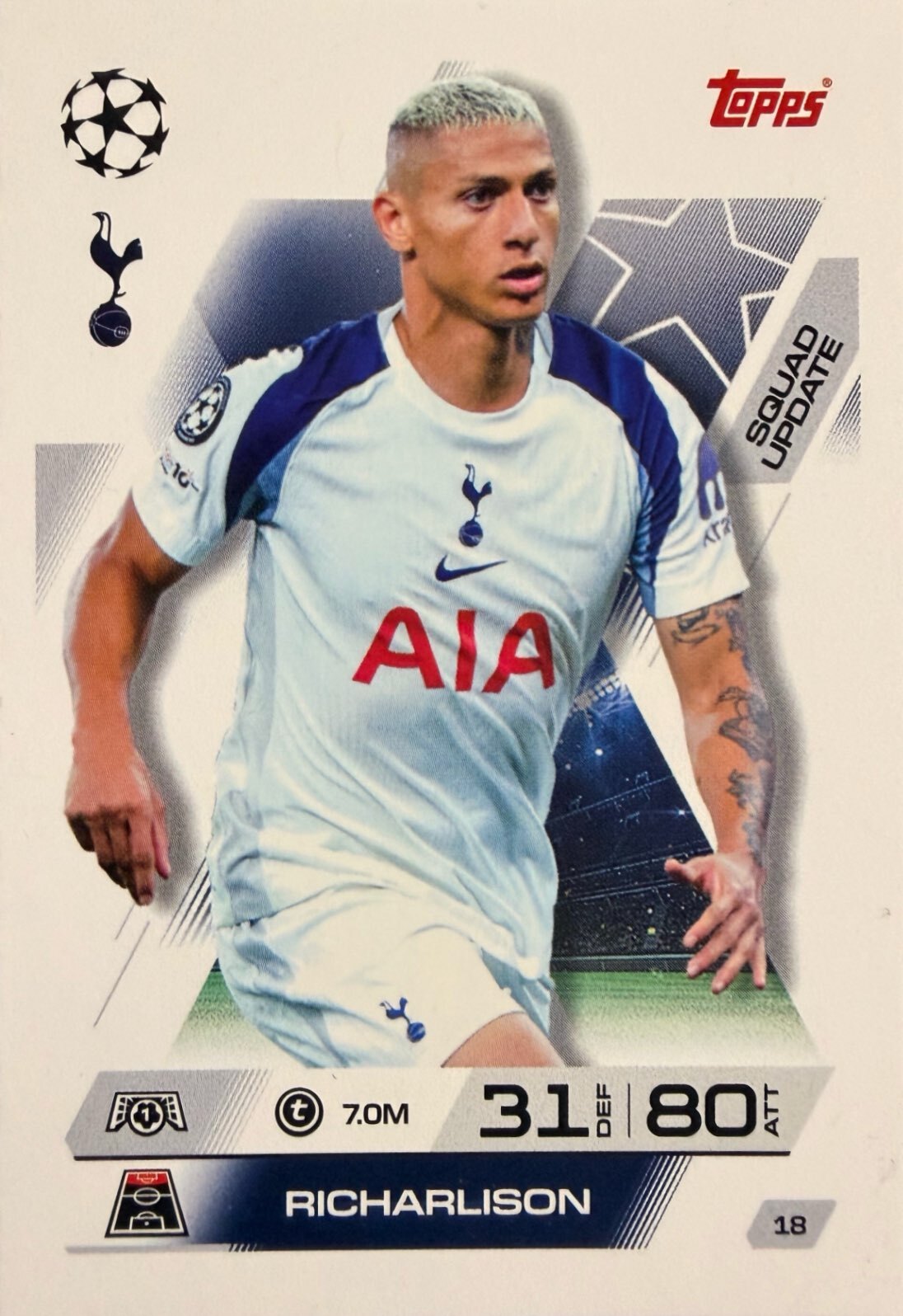 Match Attax Extra 2025/26 - Scegli Card da 1 a 171