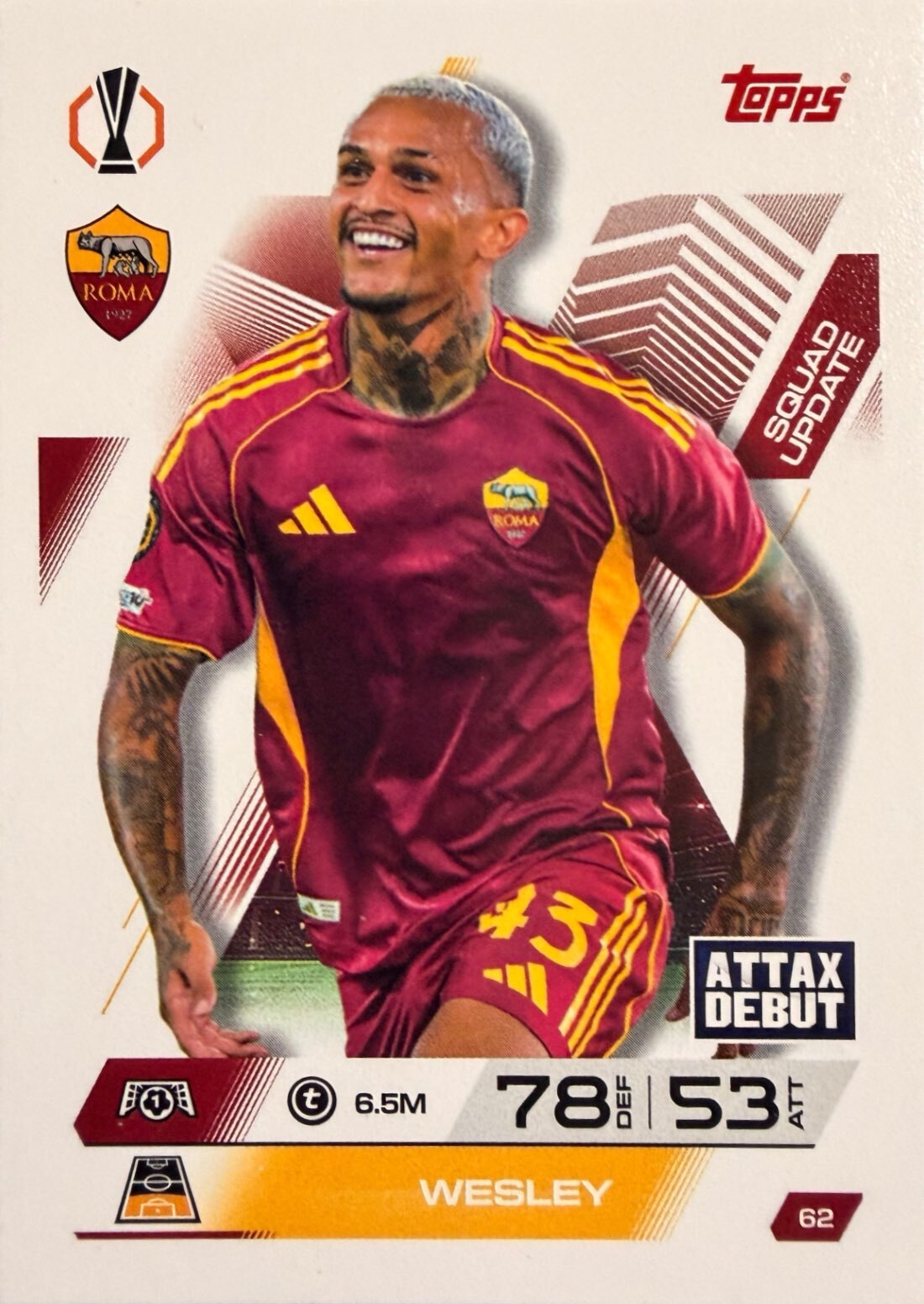 Match Attax Extra 2025/26 - Scegli Card da 1 a 171