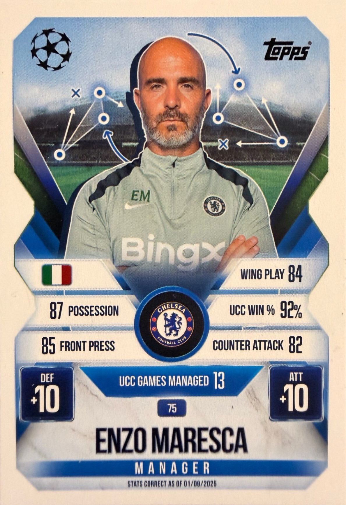 Match Attax Extra 2025/26 - Scegli Card da 1 a 171