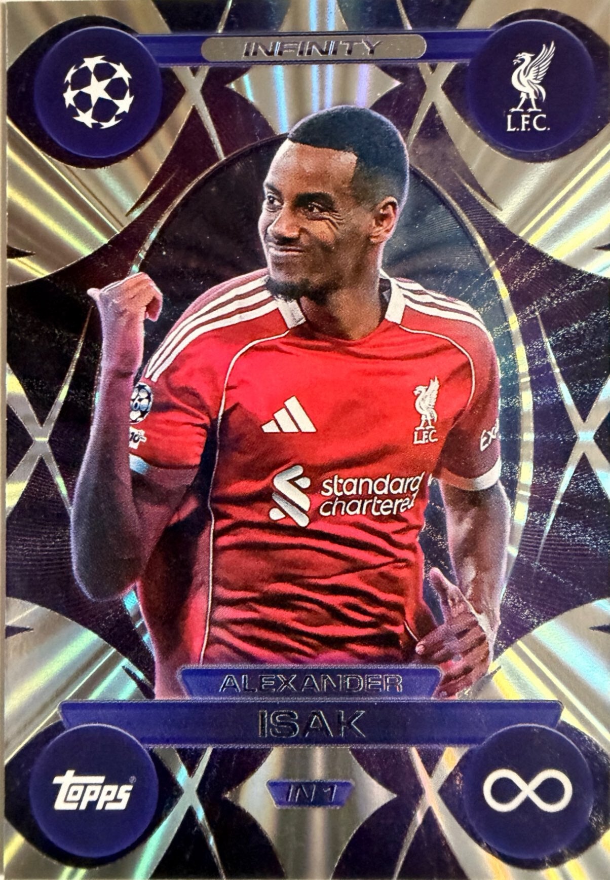 Match Attax Extra 2025/26 - Scegli Card Chrome Limited Greats Pull Infinity