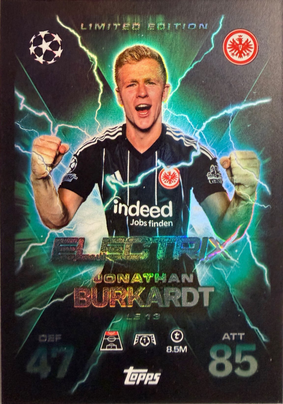 Match Attax Extra 2025/26 - Scegli Card Chrome Limited Greats Pull Infinity