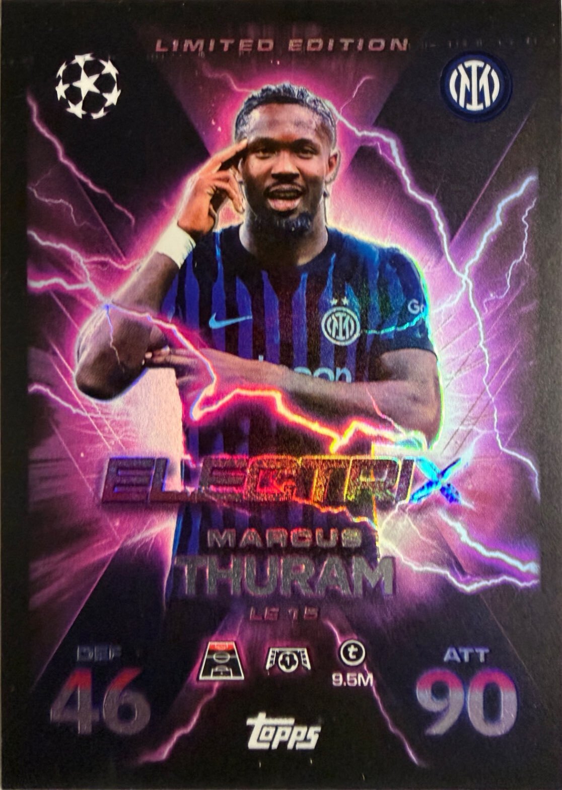 Match Attax Extra 2025/26 - Scegli Card Chrome Limited Greats Pull Infinity